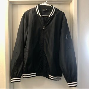 Original Deluxe Mens Black Zip Up Jacket